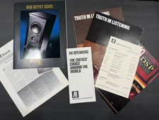 Acoustic Research Speaker and Audio Equipment Brochure Lot