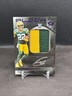 2025 Panini Black Matthew Golden Rookie Patch AUTO Purple SP 25/199 Packers BW3