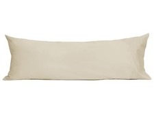 Body Pillowcase 100 Cotton Long Pillow Cover/Case Body 21"x54" Light Brown