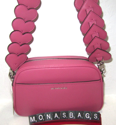 Michael Kors Jet Set Small Rosewood Pink Leather Camera Crossbody Bag NWT $198
