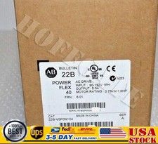 Allen Bradley 22B-V5P0N104 PowerFlex 40 Variable Input 22BV5P0N104 US Free Tax