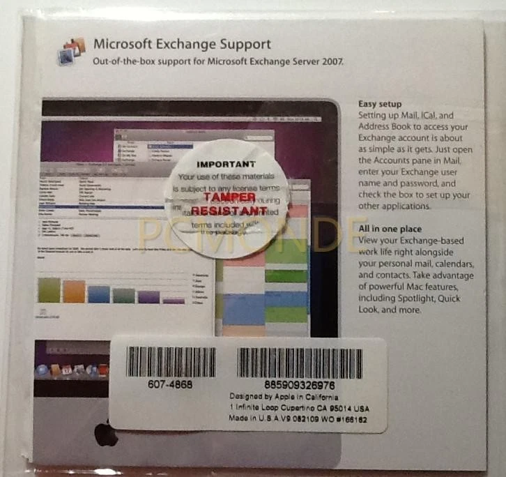 Apple OS X v.10.6.3 Snow Leopard for Intel Based Mac (MC573Z/A) - Image 2 of 2