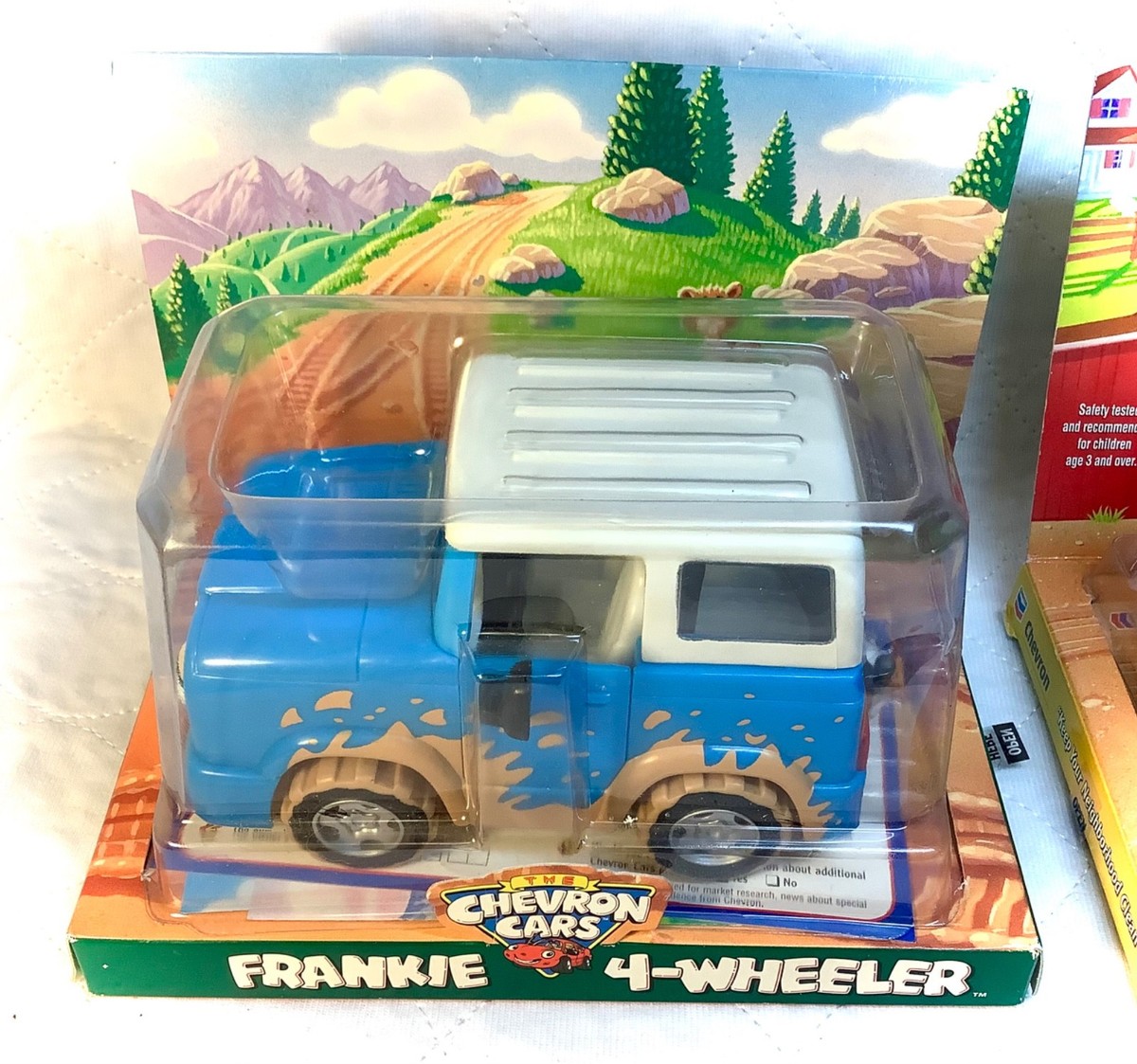 The Chevron cars… collectible toys, Pete pick up & Frankie