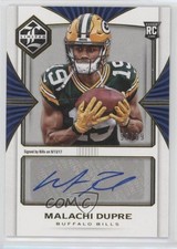 2017 Panini Limited Rookie Auto 93/99 Malachi Dupre #196 Auto x5u