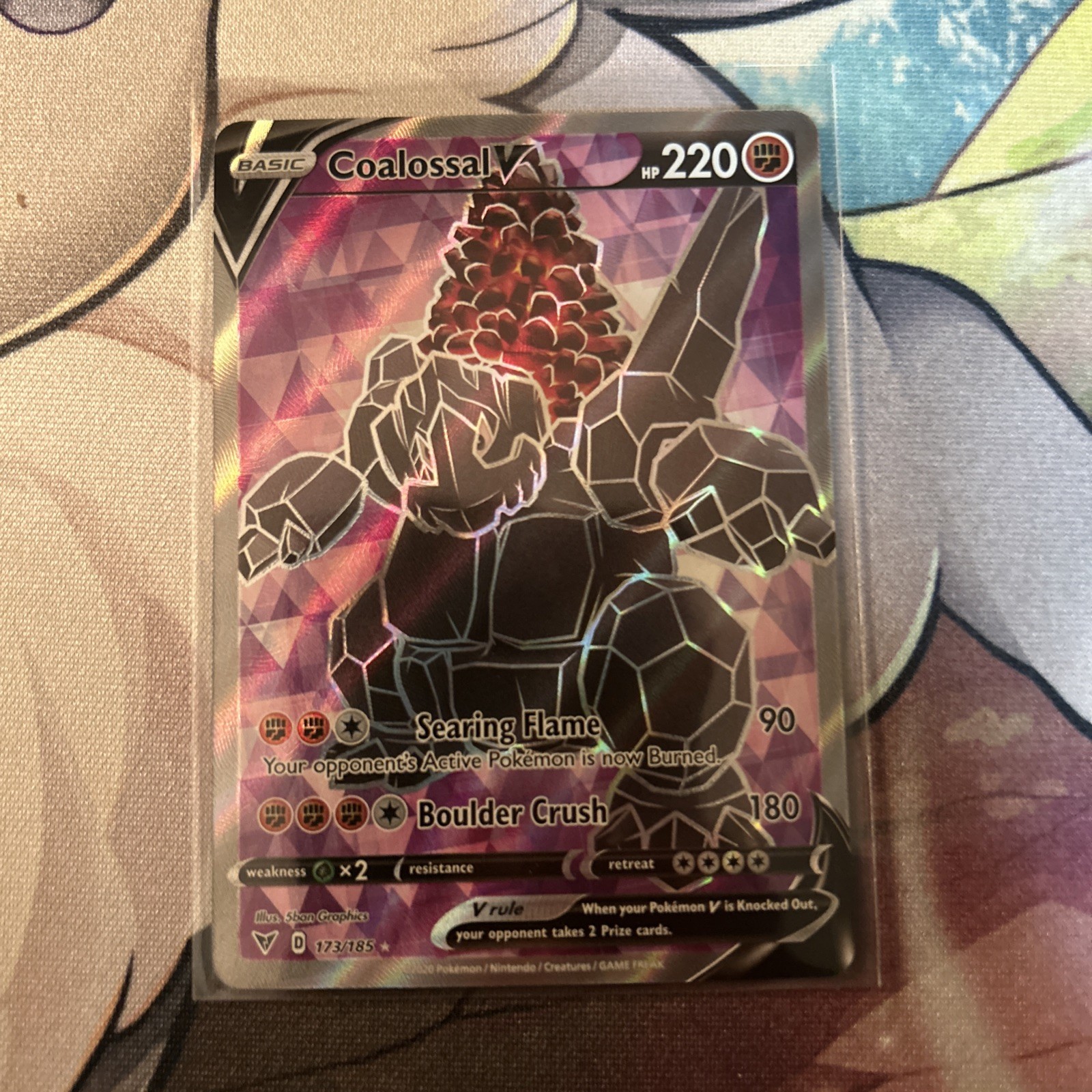 Coalossal V 173/185 Vivid Voltage Pokemon 