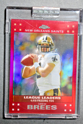 2007 TOPPS CHROME #TC161 DREW BREES RED REFRACTOR /139 Sealed