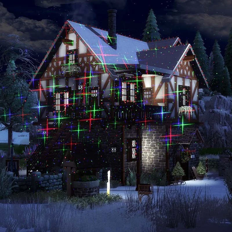 LEDMALL Motion 8 Patterns in 1 RGB Outdoor Garden Laser Christmas Lights - Image 3 of 4