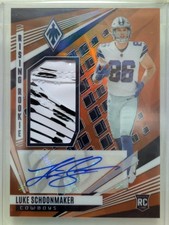Luke Schoonmaker Dallas Cowboys NFL Autographed /99 Rookie Series