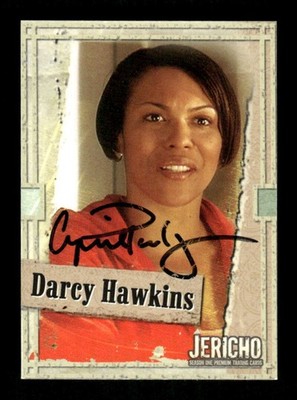 2007 Inkworks Jericho  #16 Darcy Hawkins April Parker Jones  signed auto autogra