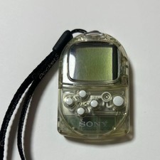 PS1 POCKET STATION Console CLEAR SCPH-4000 Sony Official Playstation TESTED
