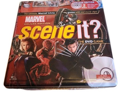 Marvel Scene It DVD Game Deluxe COMPLETE ScreenLife 2006 Movies Superheroes
