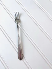 Vtg R Wallace & Sons Art Deco Era Pickle Fork - Circa 1920s-30s - 6”