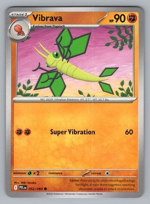 VIBRAVA 052 C POKEMON NM PFL MIKI TANAKA!''