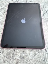 Apple iPad 10th 2022, 64GB, 10.9in, Wi-Fi  Cellular Cracked Glass, Working