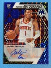Jabari Smith Jr. 2022-23 Panini Mosaic 01/49 Autographs Blue Rookie RC #RA-SJR