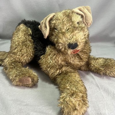 Folkmanis Airedale Terrier 2993 Full Body Puppet Brown 1st Edition Discontinued