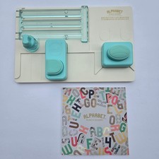 We R Memory Keepers Alphabet Punch Board, Large, Alphabet  Numbers