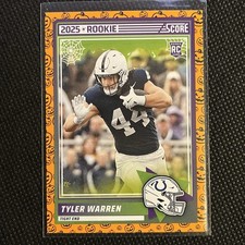 Tyler Warren Rookie 2025 Panini Score-a-Treat Indianapolis Colts Penn State