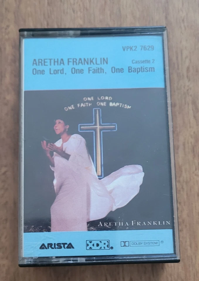 Aretha Franklin - One Lord, One Faith, One Baptism (Double Cassette Tape) RARE - Image 2 of 3