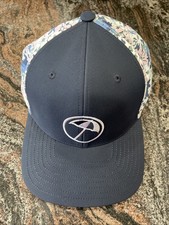 Puma x Arnold Palmer Navy Floral Tech Flex Umbrella Hat Cap Embroidered SnapBack