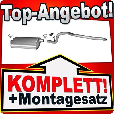 Auspuff für JEEP CHEROKEE 4.0i / 4.0i 4x4 bis 09.2001  Auspuffanlage