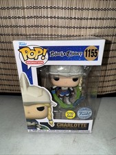 Funko Pop! Figura Animación Trébol Negro Charlotte #1155 Brilla Edición Especial