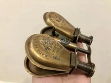 Antique Vintage Brass Spyglass A Nautical Victorian Marine Binocular Treasure