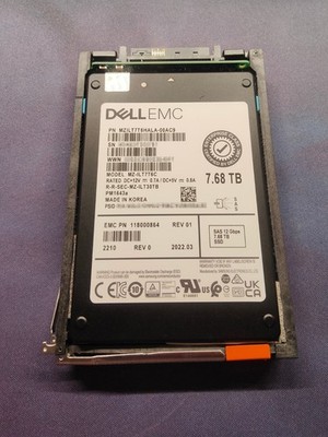 Dell EMC 7.68TB 2.5'' SAS SSD (OEM Samsung PM1643a MZ-ILT7T6C)