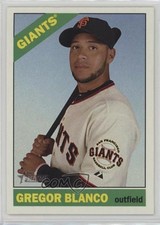2015 Topps Heritage Blue Ink Back Gregor Blanco #313 0b0
