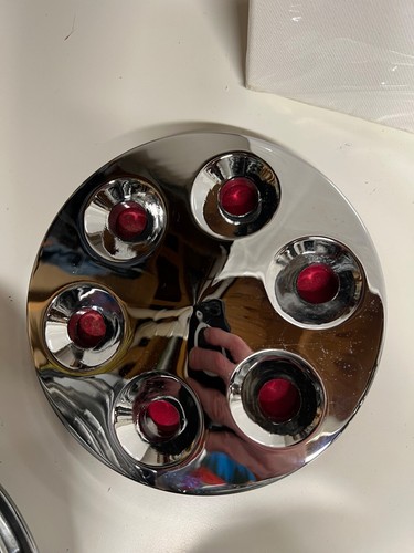 HARLEY 6 HOLE DERBY COVER CHROME BIKE PART MOTORCYCLE - Picture 3 of 4