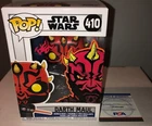 Tone Rodriguez Artist #410 Star Wars Darth Maul Signed Sketched Funko PSA
