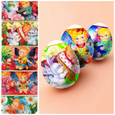 Easter Egg Wraps, Heat Shrink Sleeves, 1 Strip for 7 Eggs, Magical Fairies