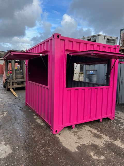 10ft x 8ft shipping container Coffee Pod - Dundee RY8283 10ft x 8ft shipping container Coffee Pod - Dundee RY8283