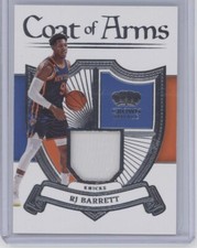2022-23 Panini Crown Royale #COA-RJB RJ Barrett Coat of Arms Patch