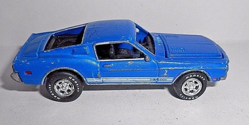 VINTAGE 1996 JOHNNY LIGHTNING 1968 SHELBY COBRA GT350 BLUE 1:64 CAR - Picture 9 of 9