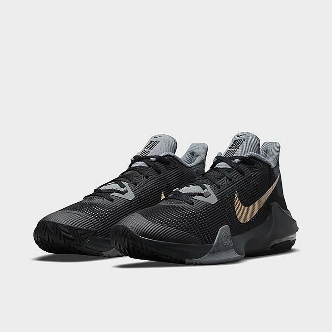 話題の人気 Black/Gold 3 Impact Max Air Men's Nike Basketball All Shoes 26.0cm