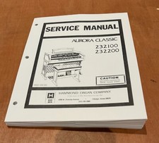 Hammond Service Manual Model Aurora Classic 232100/200