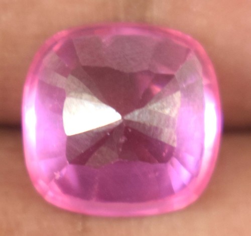 15,10 ct/12 mm Kissen Natur Afghanistan Rosa Kunzit Edelstein Zertifiziert C655 - Bild 9 von 9