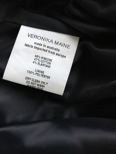 Veronica Maine Size 6 Floral Work Party Designer Dress Knee Length Pencil - Picture 5 of 5