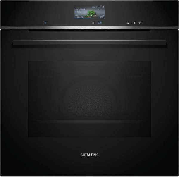 Siemens HR736G1B1 Einbau-Backofen Mit DampfunterstüTzung Schwarz, 60 Cm, 4D Neu-image