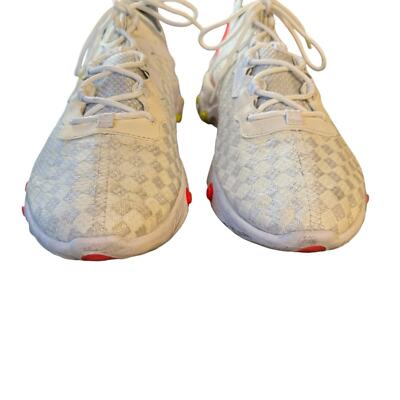 Nike Men 13 React Element 55 White Crimson Volt Athletic Running Shoe CJ0782-100 Nike React Element 55 Running White Crimson Volt CJ0782-100  main image 4