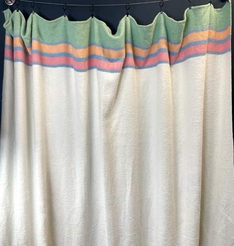 LARGE VINTAGE GENUINE HAR-GLO BLANKET THROW BEDSPREAD - RETRO PICNIC CAMPERVAN