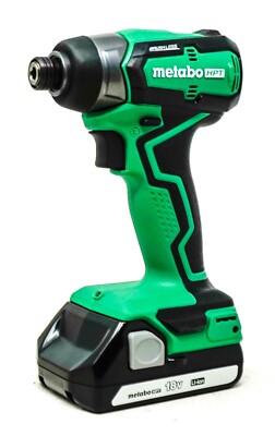 Metabo HPT [WH 18DDX] 18V 1/4'' Brushless Impact Driver w/ 18V 1.5AH Battery