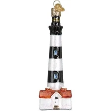 Old World Christmas Blown Glass Ornament, Bodie Island Lighthouse
