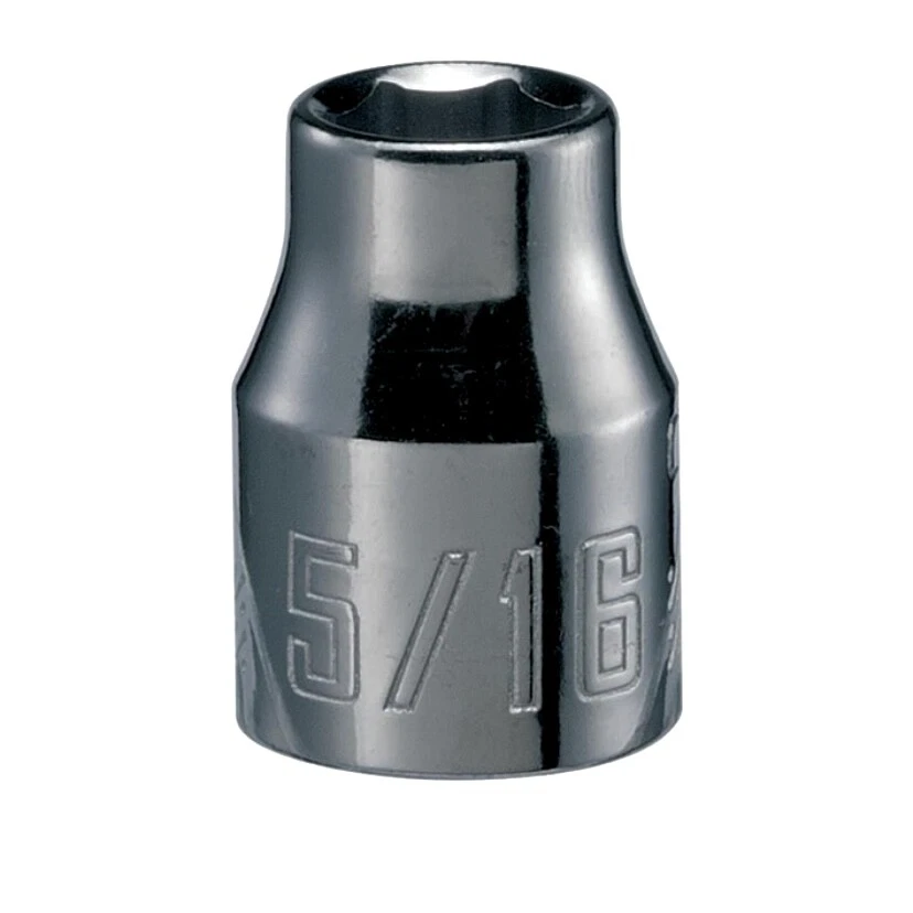 NEW! CRAFTSMAN GUNMETAL CHROME SOCKET 3/8" Drive 6 Point SAE INCH GM PICK SIZE - Image 2 of 4