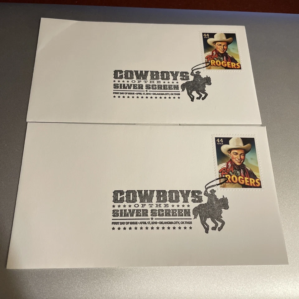 April 17, 2010 - Cowboys of The Silver Screen First Day Cover (44c) - Lot of 8 - Image 3 of 4