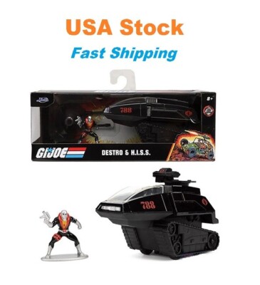 H.I.S.S. Tank #788 Turret w Destro Diecast Figure ''G.I. Joe'' Jada 1:32 4.25''