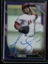 2016  Bowman Nate Smith CPA-NS Chrome Prospect Autographs Purple Refractor /250