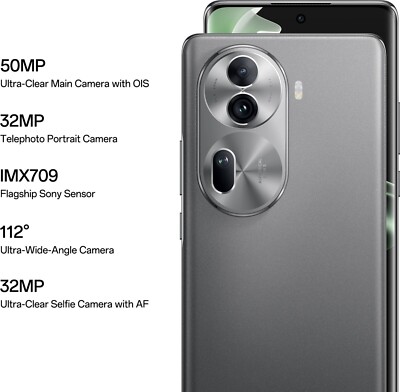 OPPO Reno 11 Pro 5G (Gray 256 GB 12 GB RAM) 6.7