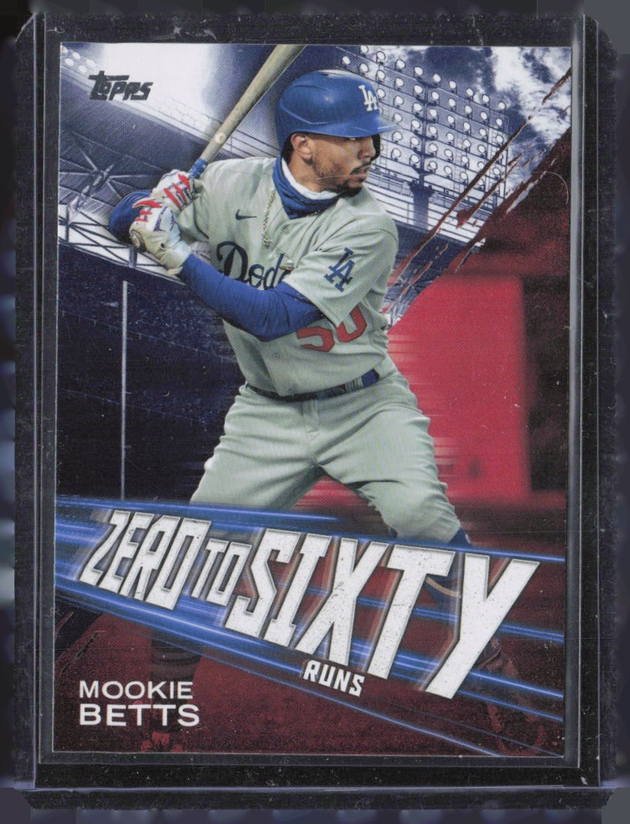 ムーキーベッツ4点セット 2021 Topps #ZTS-4 Mookie Betts Zero to Sixty | eBay